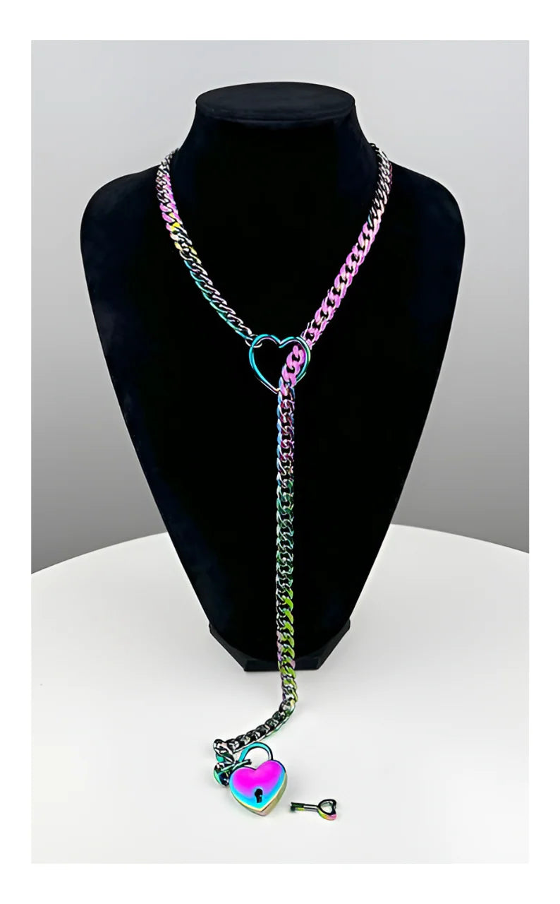 LoveNecklace™  - Lock & Key Slip Chain