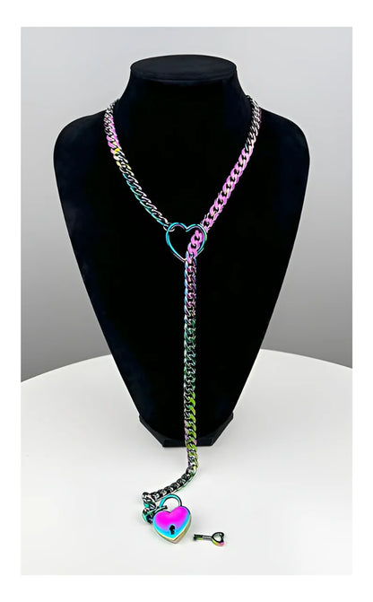 LoveNecklace™  - Lock & Key Slip Chain