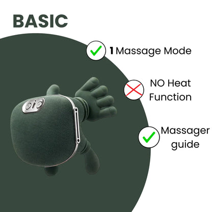 Relaxing massager for the neck and back