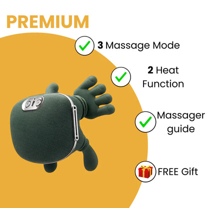 Relaxing massager for the neck and back