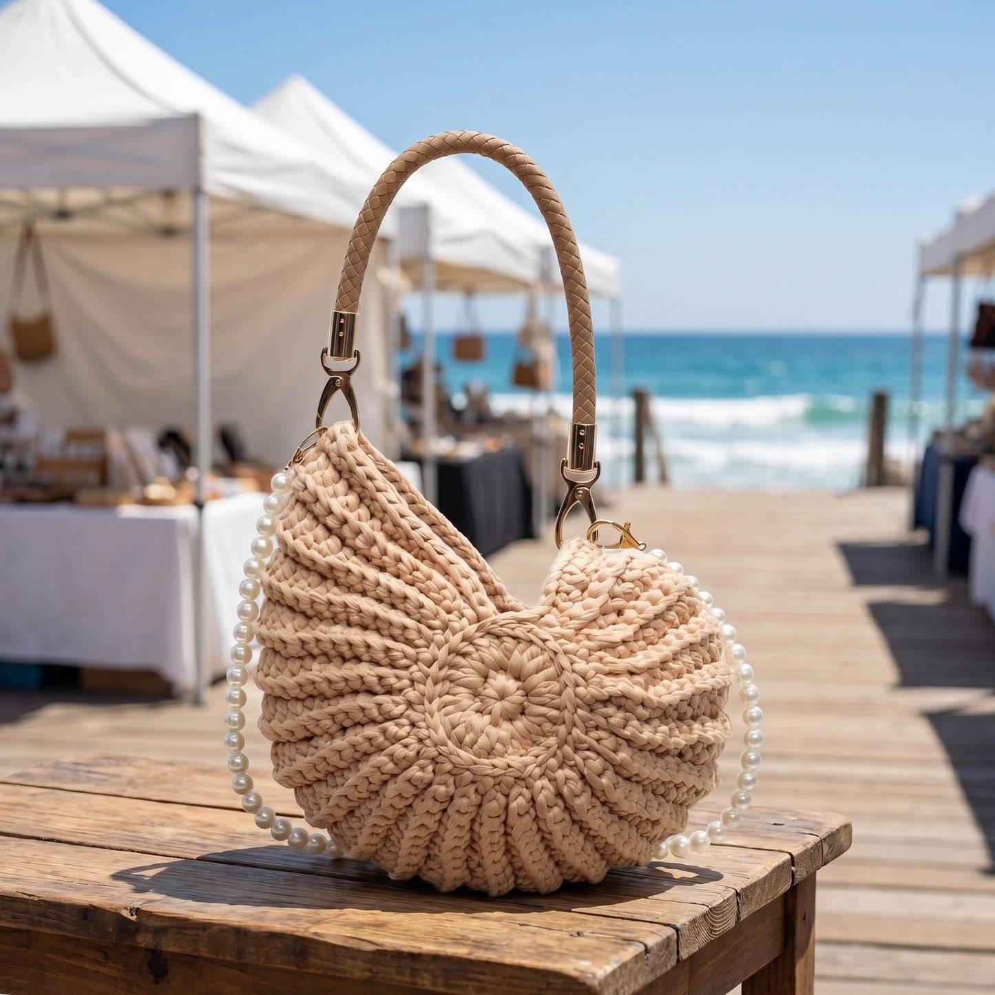 Seashell Crochet Bag