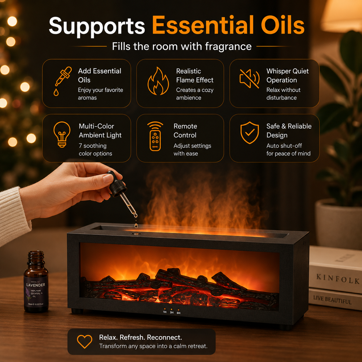 Wandaura™ Fireplace Diffuser
