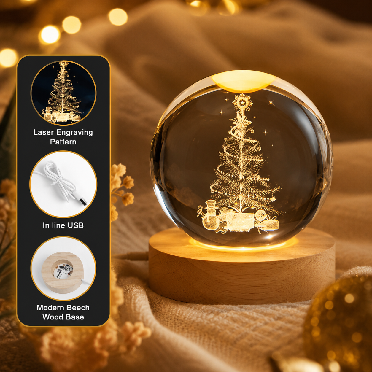 Wandaura™ Christmas Crystal Orb