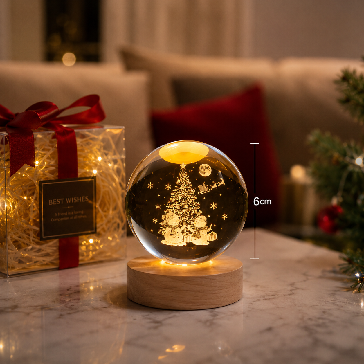 Wandaura™ Christmas Crystal Orb