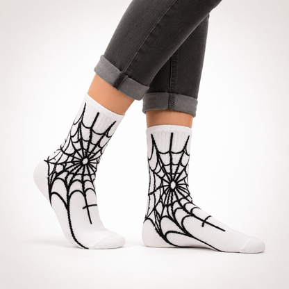 Spooky Web Crew Socks