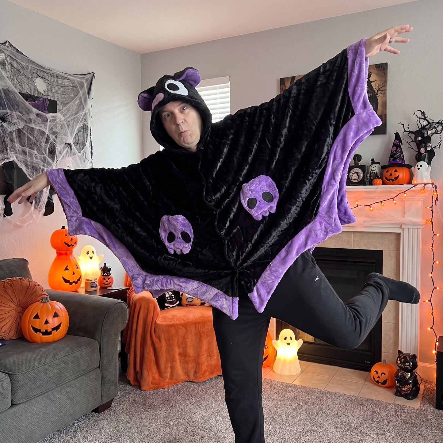 The Batwing Snuggle Poncho