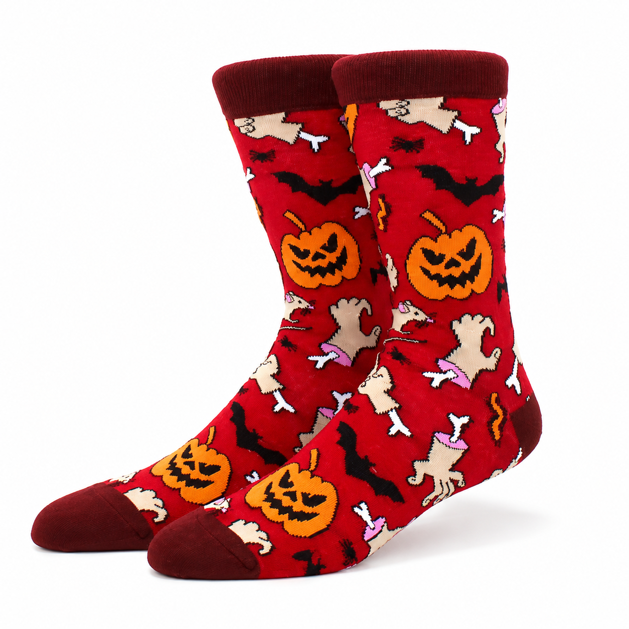 Pumpkin Panic Crew Socks