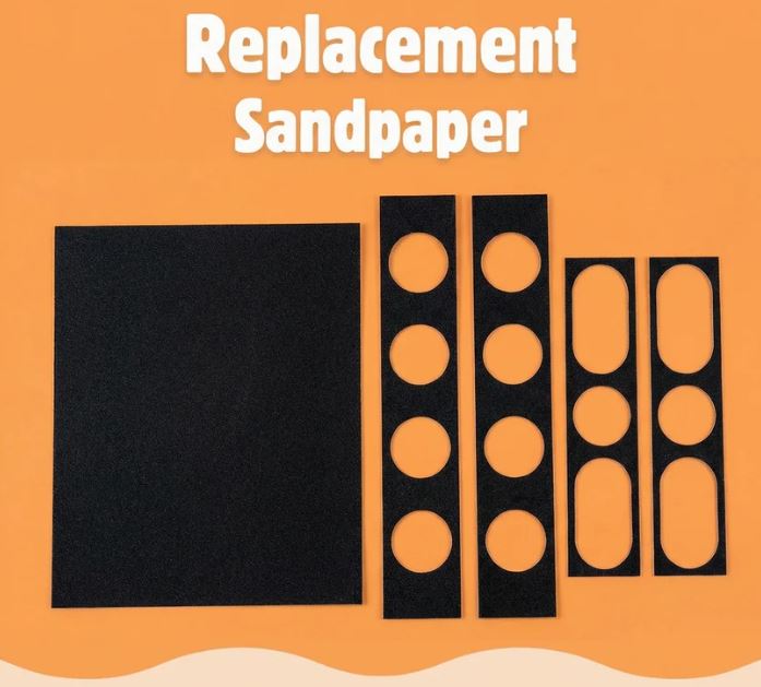 + Replacement Sandpaper Sheet